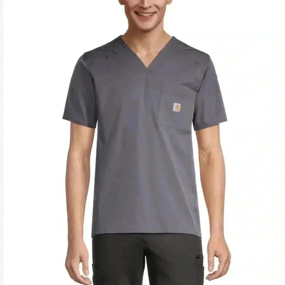 Carhartt Force Chest Pocket  Scrub Top short sleeve S